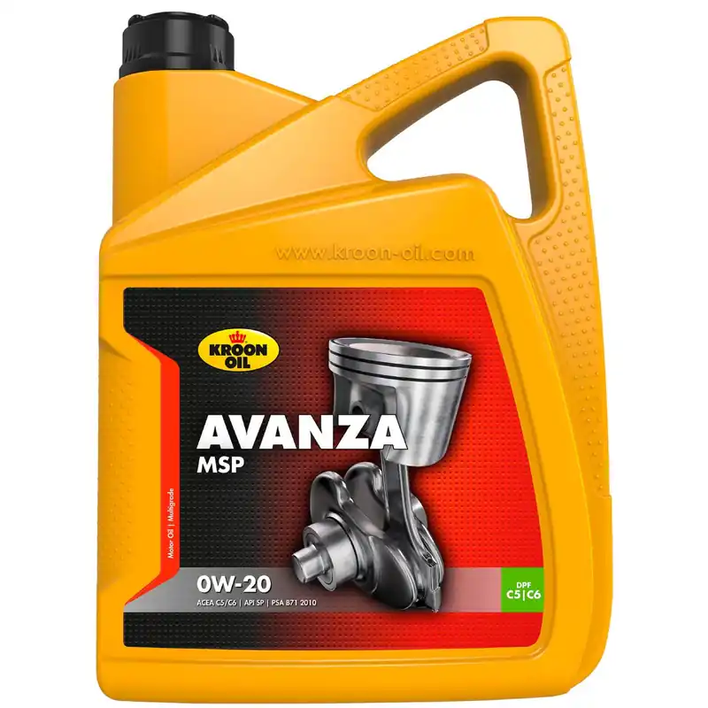 Fabrieksprijs Kroon Oil Avanza MSP 0w20 motorolie 5 liter